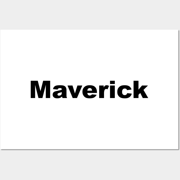 Maverick Wall Art by ProjectX23Red